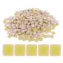 Ceramic mosaic tiles grass green 10x10mm