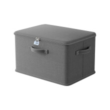 Boîtes de rangement verrouillables avec couvercles pour vêtements - Organisateur à plusieurs niveaux pour placard, pulls, couettes et literie