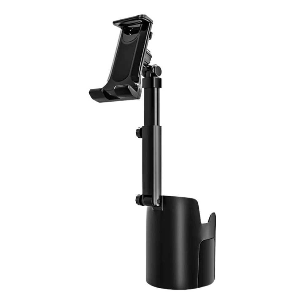 Qenashaing Adjustable Car Cup Holder Phone Tablet Mount, 360-Degree Rotation For Secure Viewing, Fits 4.7 To 12.9 Inch Devices In Sedan Suv Truck 9399596069920