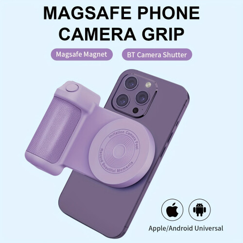 Magnetically Mobile Phone Shooting Handle, Compact and Portable for Handheld Use 1
