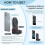 Magnetically Mobile Phone Shooting Handle, Compact and Portable for Handheld Use 6