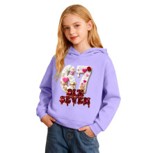 Boys Graphic Print Hooded Sweatshirt – Casual Pullover for Kids & Youth, Soft Comfortable Playwear for School & Outdoor Fun