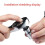 Chave de catraca de alto torque com 72 dentes, encaixe de 1/2" e 1/4". 3