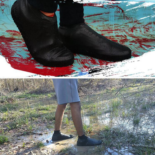 Copriscarpe riutilizzabili Yoloke per pioggia e neve, taglie S/M/L/XL 2