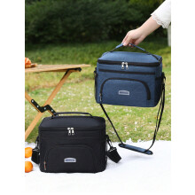 Sac à lunch isotherme 1 pièce pour femmes/hommes/étudiants, grand format, réutilisable, sac isotherme de pique-nique portable – Convient à