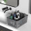 12 Packs Large Plastic Storage Basket, Plastic Baskets for Organizing, Gray 4
