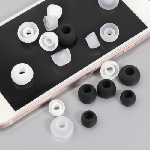 Puntali auricolari in silicone per ugello da 4,5 mm, 12 pezzi 1