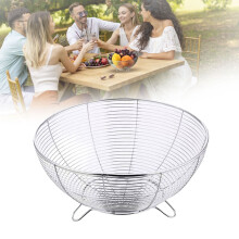Corbeille à fruits aérée (1 pièce) pour fruits, légumes et pain – Présentoir de comptoir moderne | Compatible avec les comptoirs de cuisine