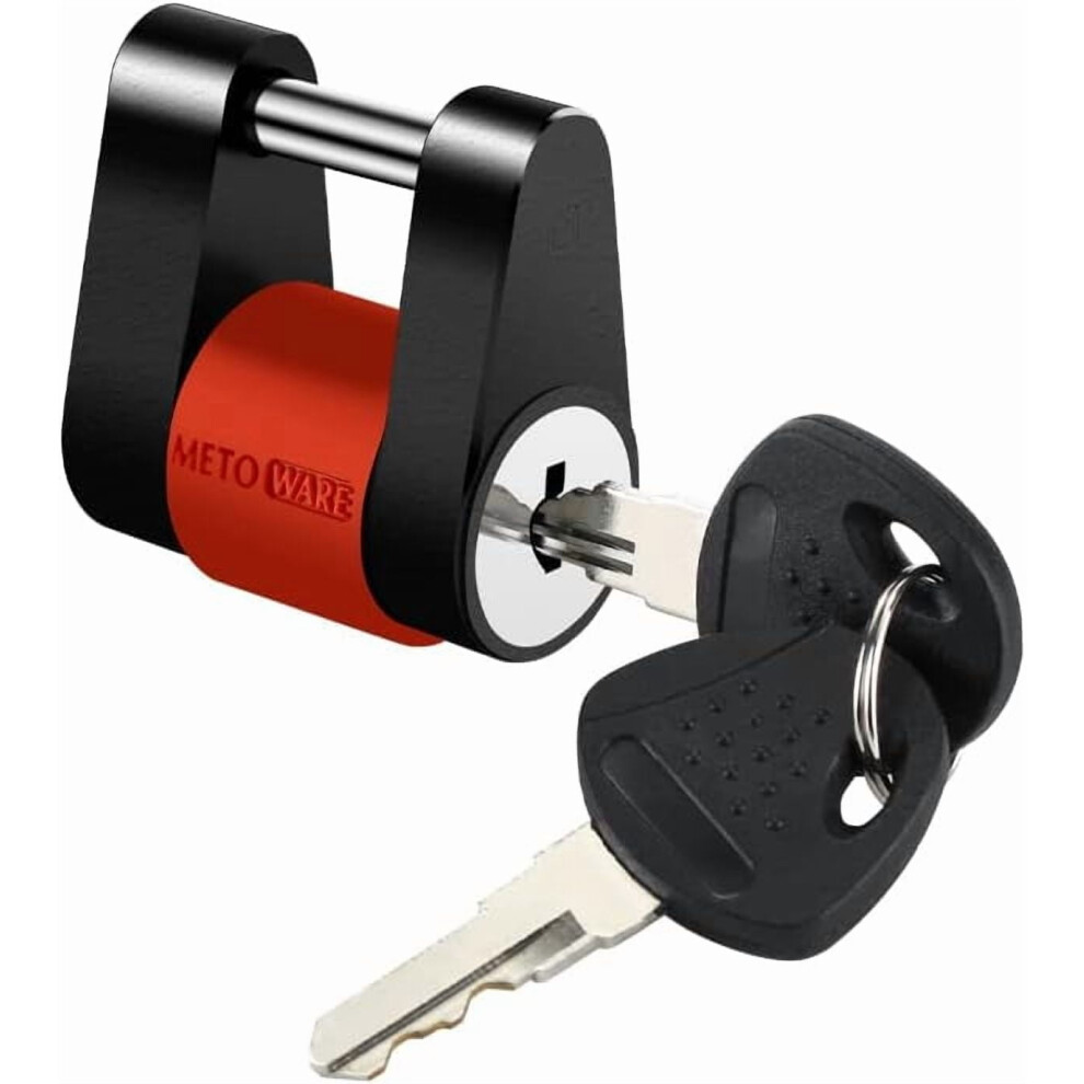 Heavy-Duty Trailer Tongue Coupler Lock, 1/4" Dia 3/4" Span, Anti-Rattle Rubber Ring Â Compatible With Tow Boat, Rv, Truck, Car 9085618306905