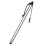 Penna stilo in metallo con design a uncino per dispositivi touchscreen. 1