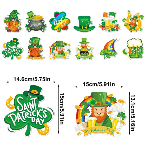 36 décorations en bois à suspendre pour la Saint-Patrick 2