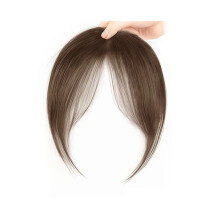 Synthetischer Pony für Damenperücken, natürlich geformt, achteckig, 20 cm (8 Zoll) lang, für den täglichen Gebrauch