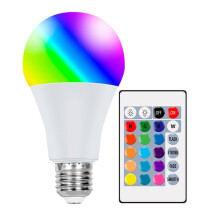 Ampoule LED RGB E27 25W 16 couleurs avec télécommande