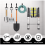 Crochets de rangement robustes pour garage (lot de 6) 5