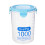 Διαφανές πλαστικό σφραγισμένο βάζο 1000ml, πλαστικό σφραγισμένο κουτί αποθήκευσης 1