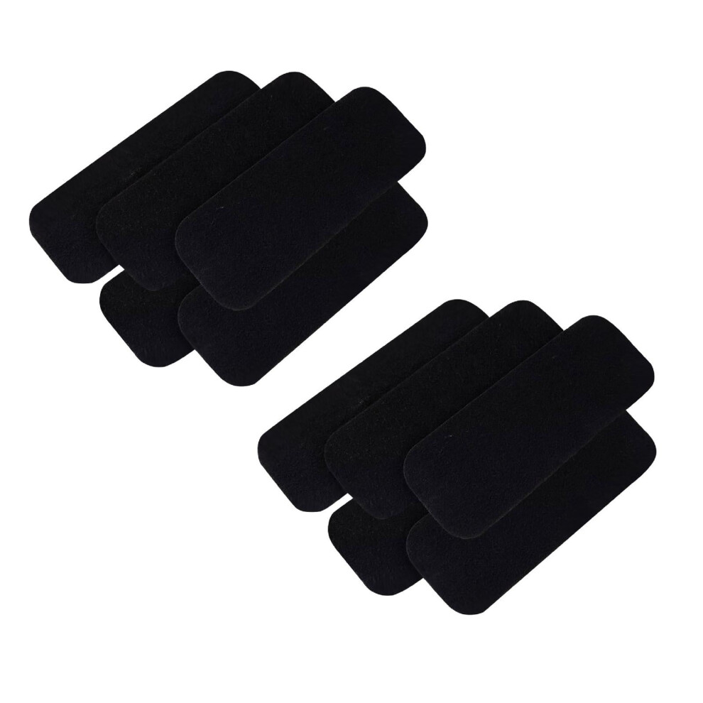 10Packs Ceiling Fan Filters, Activated Coconut Shell Carbon Air Filter For Blades, Easy Stick, Compatible With Home & Decor 9152228361256