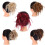 Extensión de moño de cabello sintético, rizada, elástica, scrunchie 4