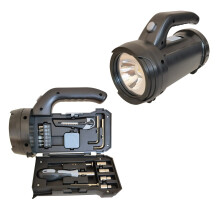 Multifunctional Household Tool Kit with LED Flashlight for Outdoor Home and Car Use