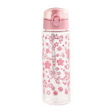 600ml Daisies Water Bottle with Straw – Leak-Proof