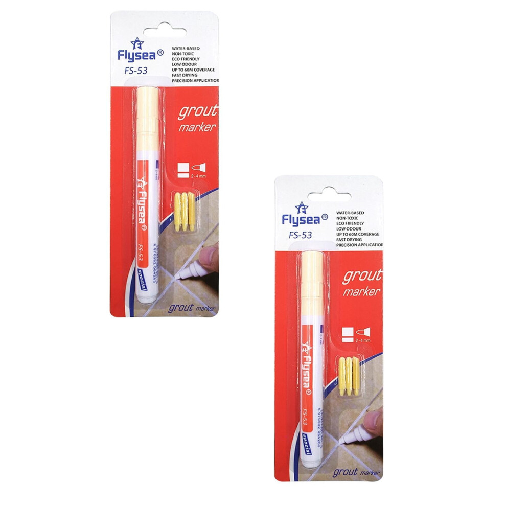Grout Pen Tile Marker Beige 10 Colors 5Ml 975221226716