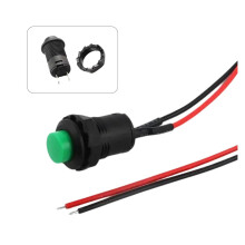 stuks DS-427DS-428 met kabel 20 cm zelfvergrendelende zelfherstellende momentane mini-drukknop 12 mm 6 kleuren