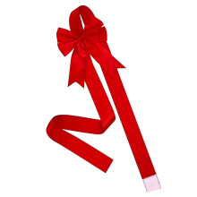 Valentine's Day Cabinet Door Ribbons, Adjustable Festive Bow Decor for Doors, Windows, Trees, Fireplace – 79" – Compatible with Home Decor
