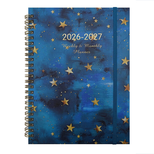Aesthetic 24μηνο πρόγραμμα σχεδιασμού 6,22" x 8,5" μπλε 1