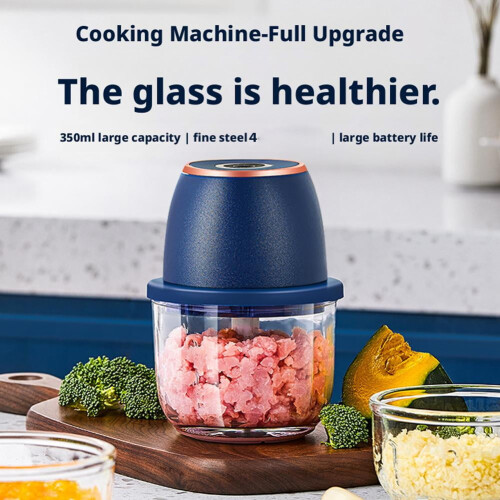 Draadloze mini-foodprocessor 300 ml – Knoflookhakker 2