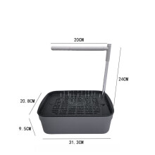 Papageienbadewanne mit automatischer Zirkulation für kleine Vögel