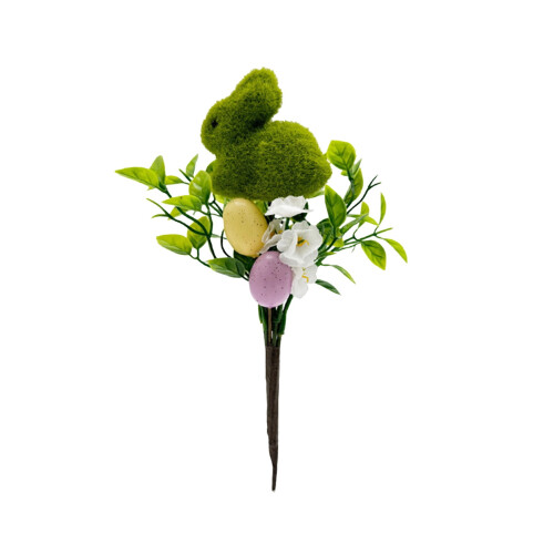 Påskeblomsterstilk med farvede æg, 1 stk.