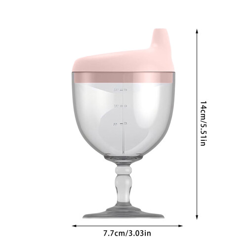 Baby Sippy Cup Glass No-Spill 2 pcs 2
