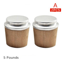 (5 livres) 2 bouchons en bois pour thermos, étanches, sûrs et durables. Bouchons de remplacement pour bouteilles isothermes et bouilloires.