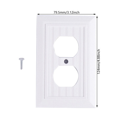 Electrical Receptacle Wall Plate Wall Panel Light Switches Socket Covers Power Outlet Face Plate Faceplates Covers 2