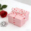 Valentine's Day wired edge ribbon red heart pattern 0.6 5