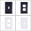 Electrical Receptacle Wall Plate Wall Panel Light Switches Socket Covers Power Outlet Face Plate Faceplates Covers 7