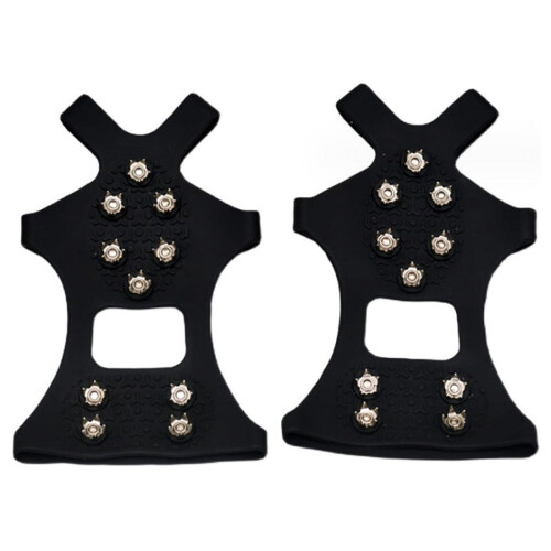 10Spikes Snow Ice Grips κατάλληλες για μπότες/παπούτσια για ενήλικες, πεζοπορία, περπάτημα