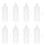 8pcs Refillable Condiment Bottle Transparent PE Kitchen Utensil Home Use 1