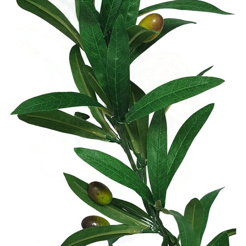 Kunstmatige olijfbladerenslinger met fruit (185 cm) 2