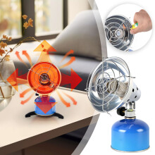 Portable Gas Heater for Outdoor Camping Tent Winter Fishing Stove Mini Sun Heater Safe Indoor Use Propane Heater for Emergency Heating