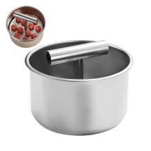 Molde para albóndigas de acero inoxidable – Molde portátil de presión manual para 6/12 albóndigas, compatible con uso doméstico y de cocina.