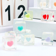 12-Piece Heart Stress Relief Desk Accessories – Sensory Calm Balls for Office & Home, Romantic Decor – Compatible with 2026