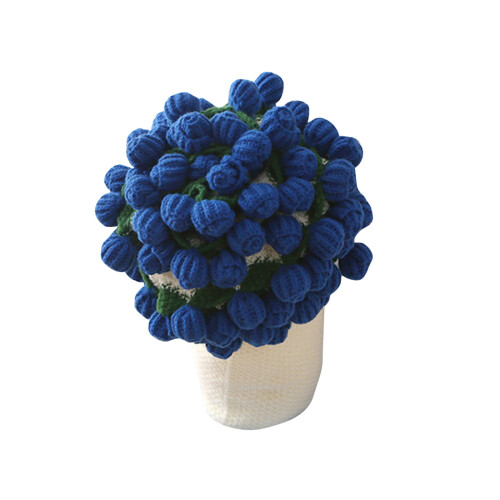 Handmade knitted rose bouquet blanket 1 piece 1
