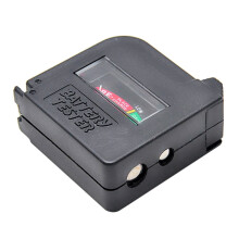 Universal Small Battery Volt Tester Checker, High Accuracy Portable Digital Battery Capacity Monitor for AA AAA C D 9V 1.5V Batteries, 2.36x0.79"