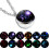 Κολιέ Starrys12Constellation Glass Ball – Ζωντανά σύμβολα του ζωδιακού κύκλου και σχέδιο με 3