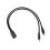 Cable de carga múltiple, cable divisor USB C 2 en 1, cable de carga rápida USB C hembra a dos puertos mini USB macho para teléfono 1