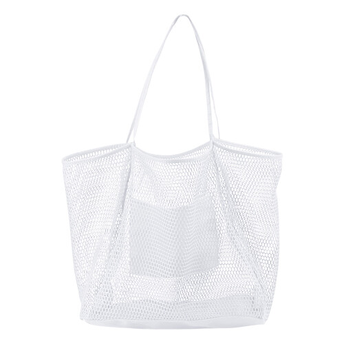 Μεγάλη τσάντα Tote από mesh με ενισχυμένες λαβές και εσωτερική τσέπη για ψώνια,