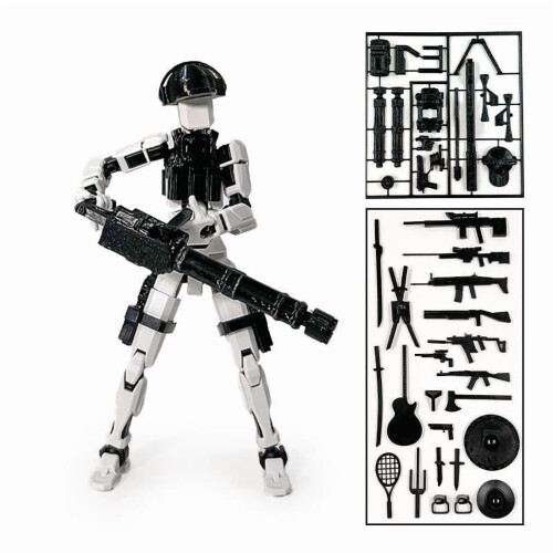 3D Printed Articulated Robot Toy 5.31 inch