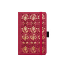 Rotes Bullet-Dot-Notizbuch, A6-Format, Hardcover, 112 Seiten