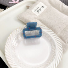 Haarspange im koreanischen Stil, elegante Haarspangen, niedliche Haarspangen, blaue und rote Haarspange, Accessoires für Damen