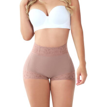 Dámske nohavičky na zdvíhanie zadku Lace Tummy Control Shapewear Šortky Fajas Colombianas Moldeadoras Pohodlná spodná bielizeň